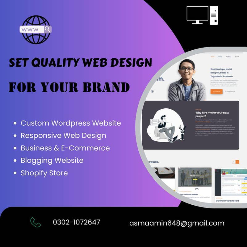 Create a custom wordpress website and shopify store 0