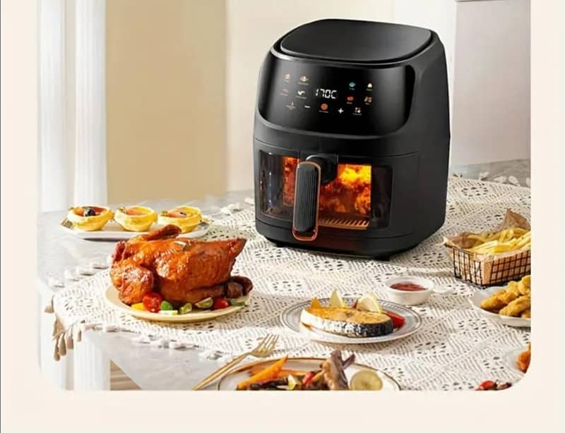 6L Capacity Touchscreen Air Fryer with Large Color Display 5