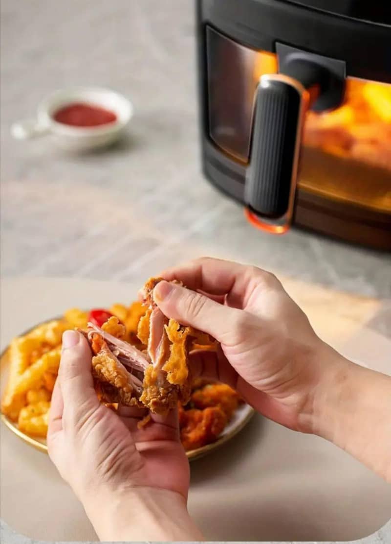 6L Capacity Touchscreen Air Fryer with Large Color Display 8