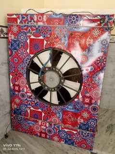 2 coolers DC solar plate wala