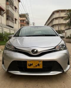 Toyota Vitz Ceil Package Model 2016 Reg. 2020 Silver Color