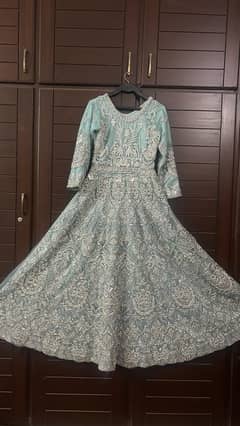Ice blue bridal maxi for sale