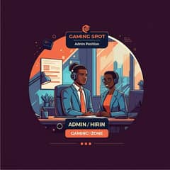 Admin for Gaming zone