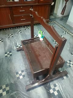 wood baby cot