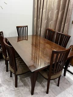 Dinning Table + Dinning Chairs (6)