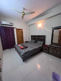 E11 daily basis furnished flat available for rent