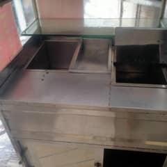 french fries frayer Counter