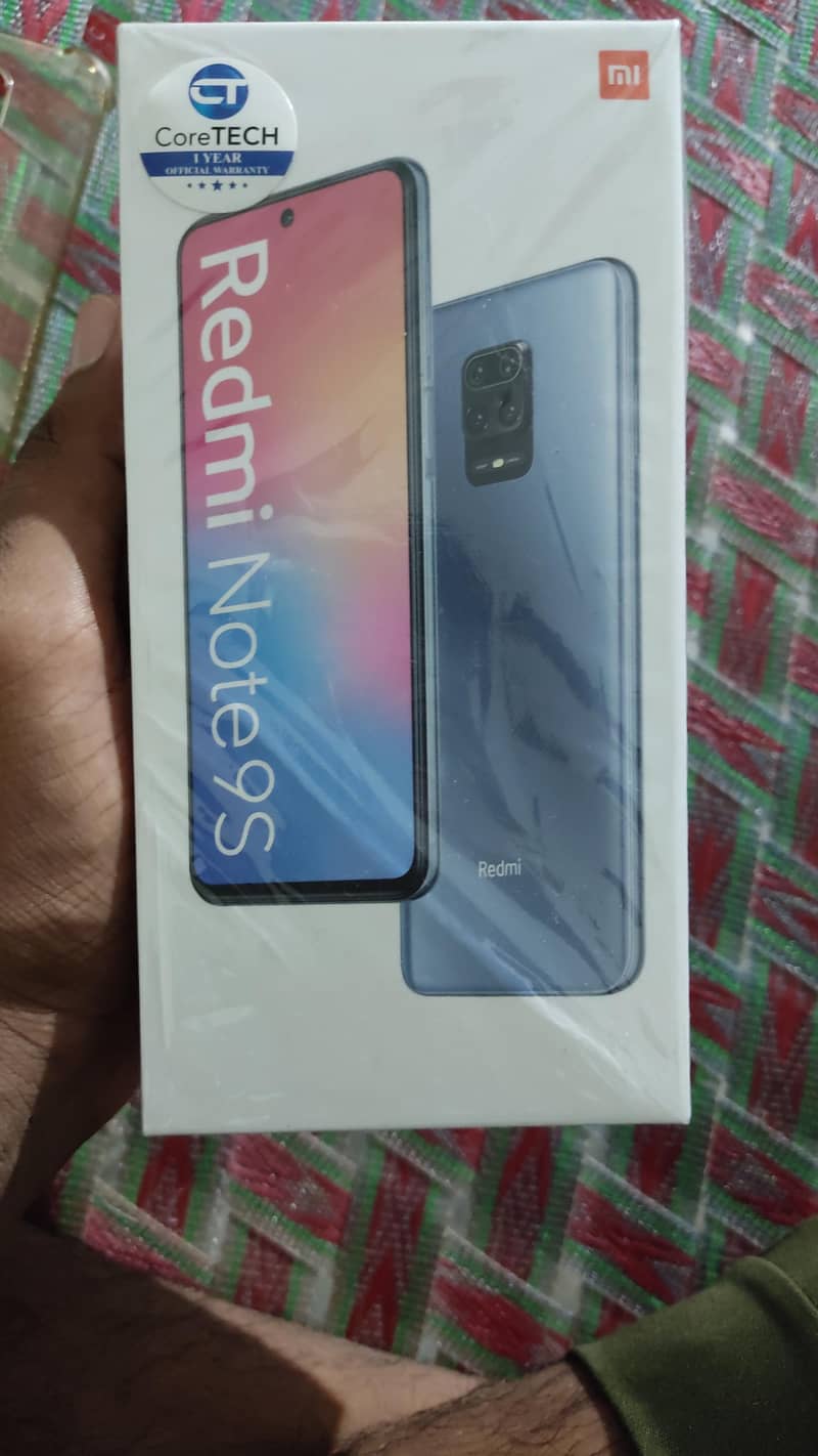 Redmi note 9s 10/10 condition with box 2