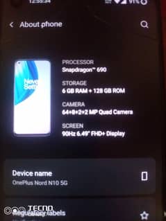 OnePlus Nord n10 5g