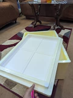 thermocol icebox with lid