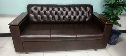 5 Seater Leather Sofa Set