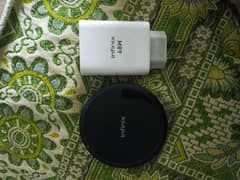 Infinix 68 watt and 15 watt wirless orignal chargers