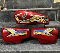Honda CG 125 2025 Model Genuine Fuel Tank Set