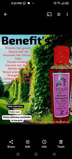 M&H HAIR OIL