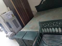 Complete Wooden Bedroom Set with Ortho Mattress