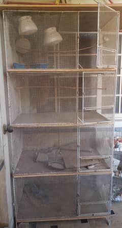 Large size cage for birds and hens
