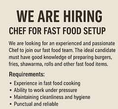 Fast Food Chef