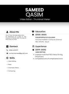 Professional Video Editor (3+ Years)