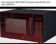 Microwave and airfryer