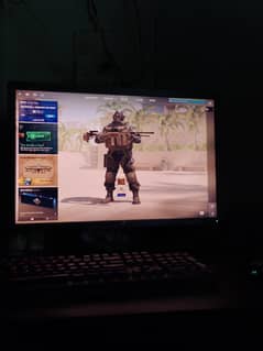 Gaming PC setup simple case