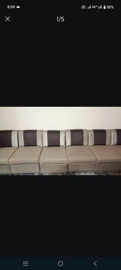L shape sofa set
