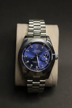 Rolex Datejust Premium | Smooth-Bezel | Sunburst Royal Blue Dial