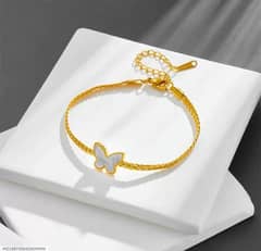 1 pc butterfly  handing  gold plated  charm  bracelet