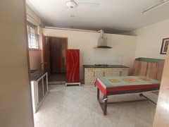ONE BEDROOM FULLY FURNISHED AVAILABLE ONLY FOR WOMAN FOR RENT IN REHMAN GARDENS