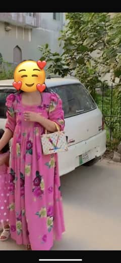 Pink ligth frock maxi