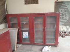 crockery and clothes cupboard