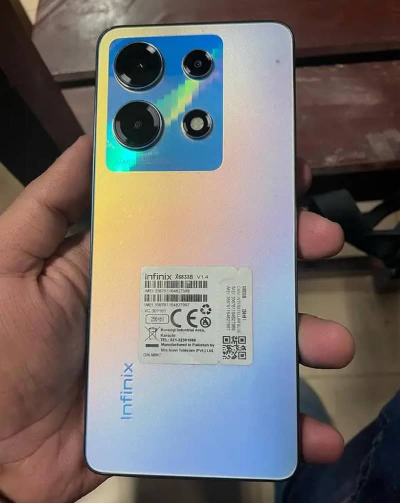 Infinix not 30 non PTA 8+8/256gb/full box condition 10/10 0