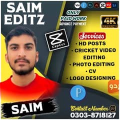 I am Video Editor And Graphic Designer . Need Job