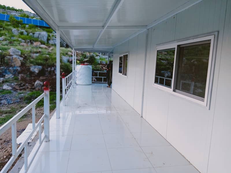 prefab double story building shipping container office container port 2
