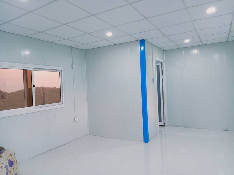 prefab double story building shipping container office container port 3