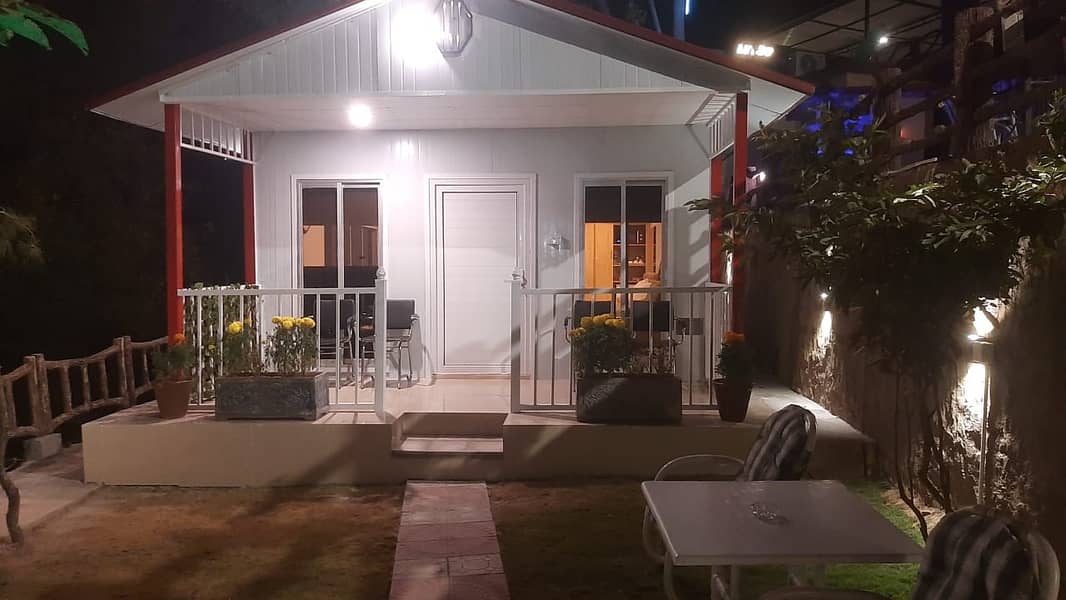 prefab double story building shipping container office container port 7