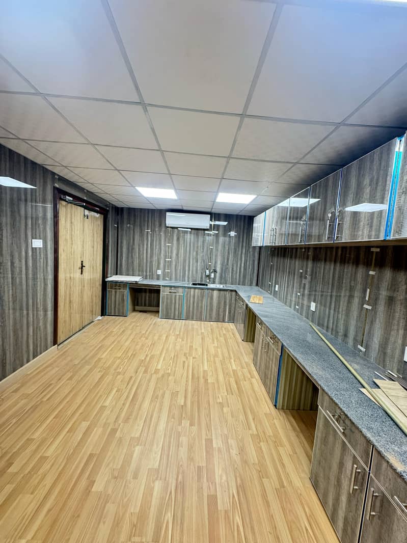 prefab double story building shipping container office container port 16