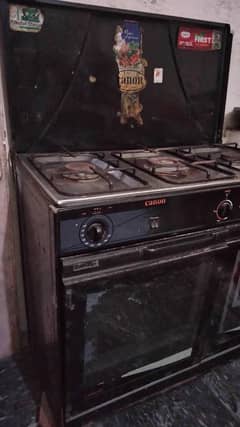RS 22000  canon 3 burners cooking range