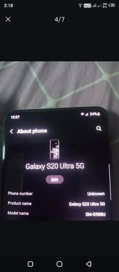 Samsung Galaxy s20 ultra non pta