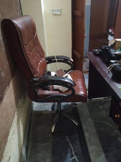 Office Chair with Wooden Table