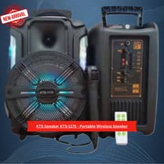 KTS-1175 8* Wireless Bluetooth Speaker Portable LED Speakerwith Super