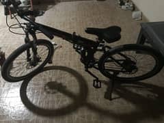 1 month used foldable cycle best for off roading