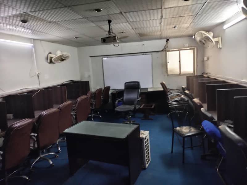 office space/call center at main shahrah Faisal SMCHS Block A 2