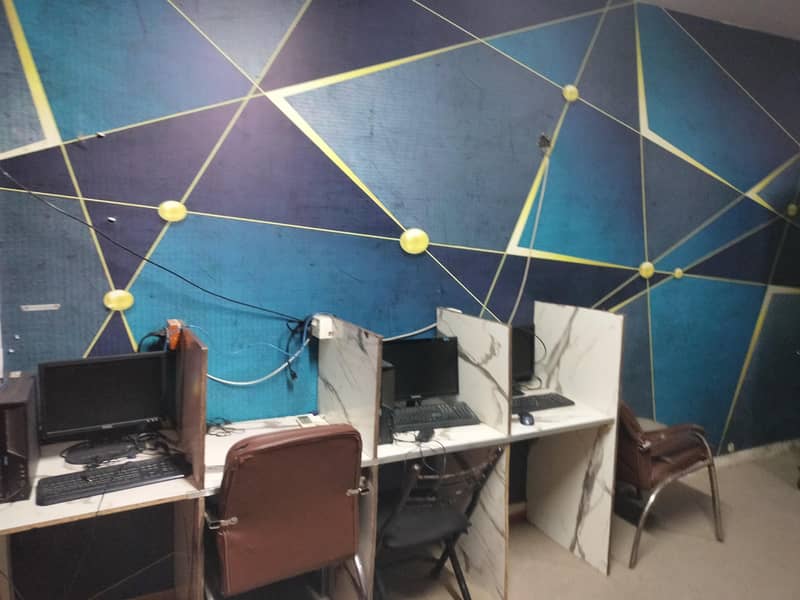 office space/call center at main shahrah Faisal SMCHS Block A 3