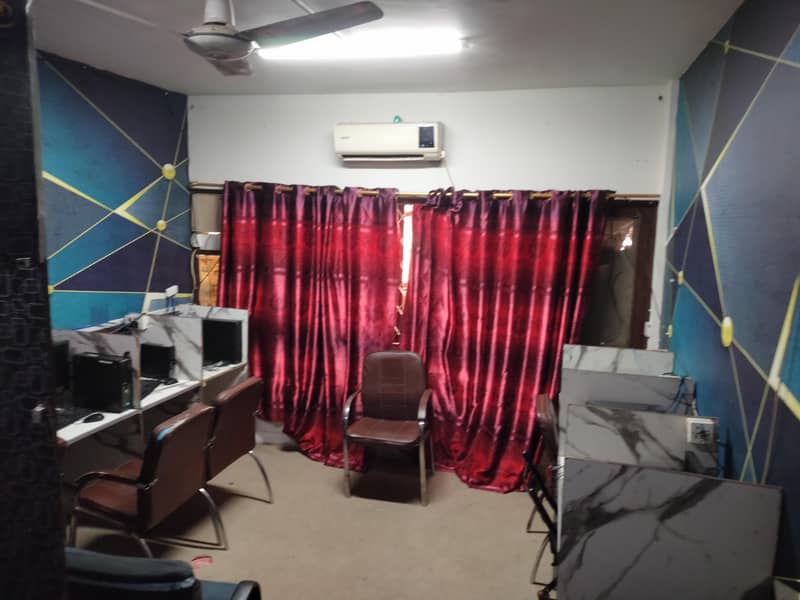 office space/call center at main shahrah Faisal SMCHS Block A 5