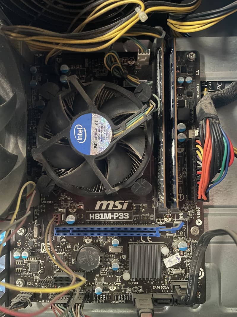 Intel core i5 4th gen PC with RX 470 4gb GPU 1