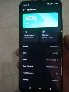 model Infinix hot 50i  colour NAVY BLUE