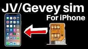 JV CHIP GEVEY SIM FOR IPHONE 7 8 plus Xs Xr 11 12 13 pro max / Jv Sim