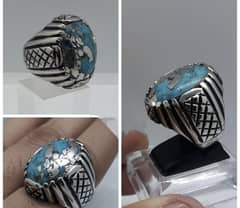 Feroza Silver Ring