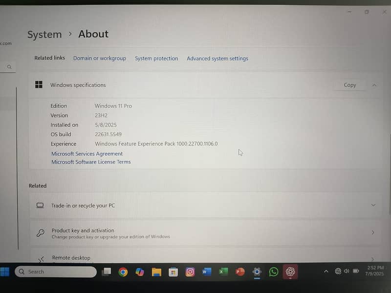 Laptop: LENOVO - THINKPAD , Processor:Intel Core i5 , 10th Generation. 1