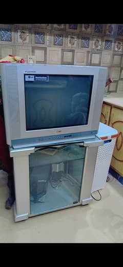 LG tv with trolley urgent sale. . . . just like new. . .